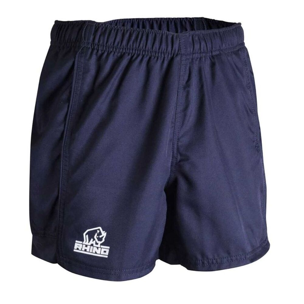 Rhino Mens Auckland Rugby Shorts / Navy